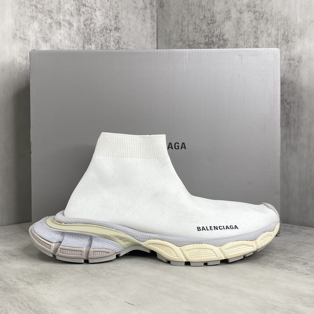 Balenciaga 3XL Sock Sneakers White
