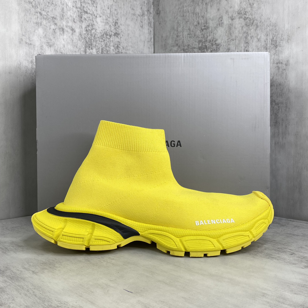 Balenciaga 3XL Sock Sneakers Yellow
