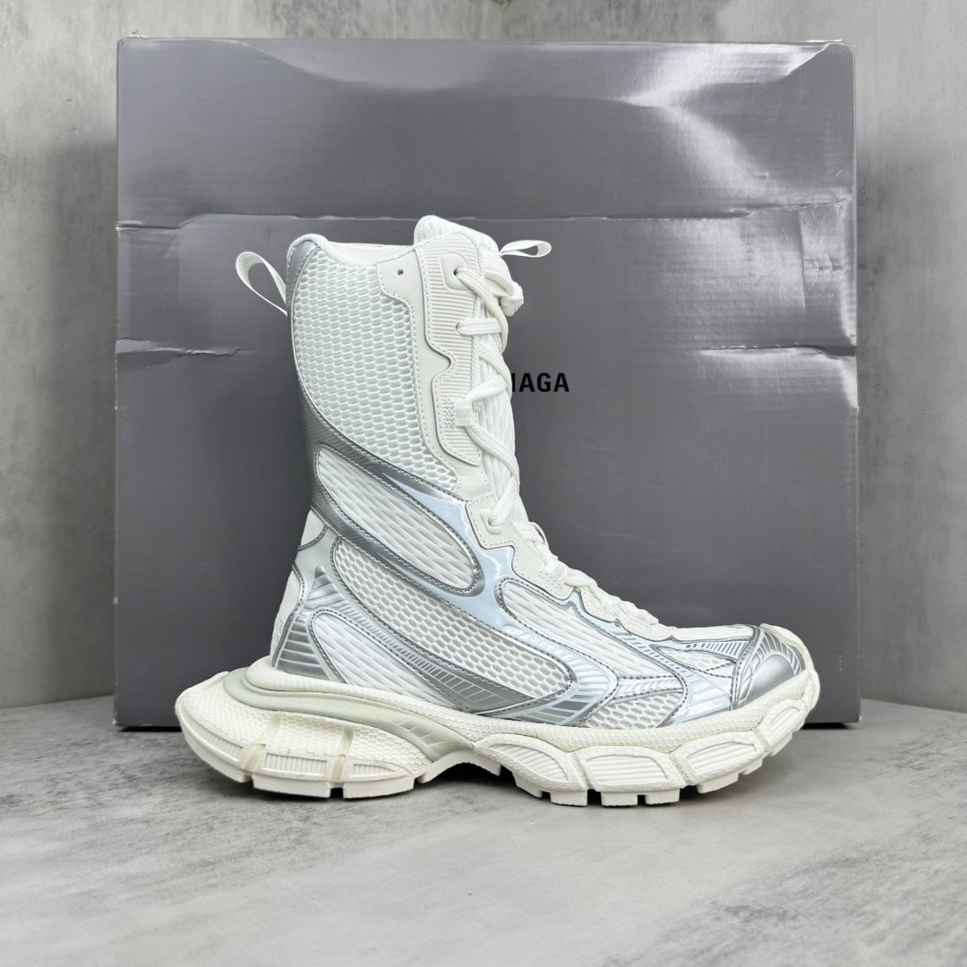 Balenciaga 5XL High-Top Sneakers White/Silver
