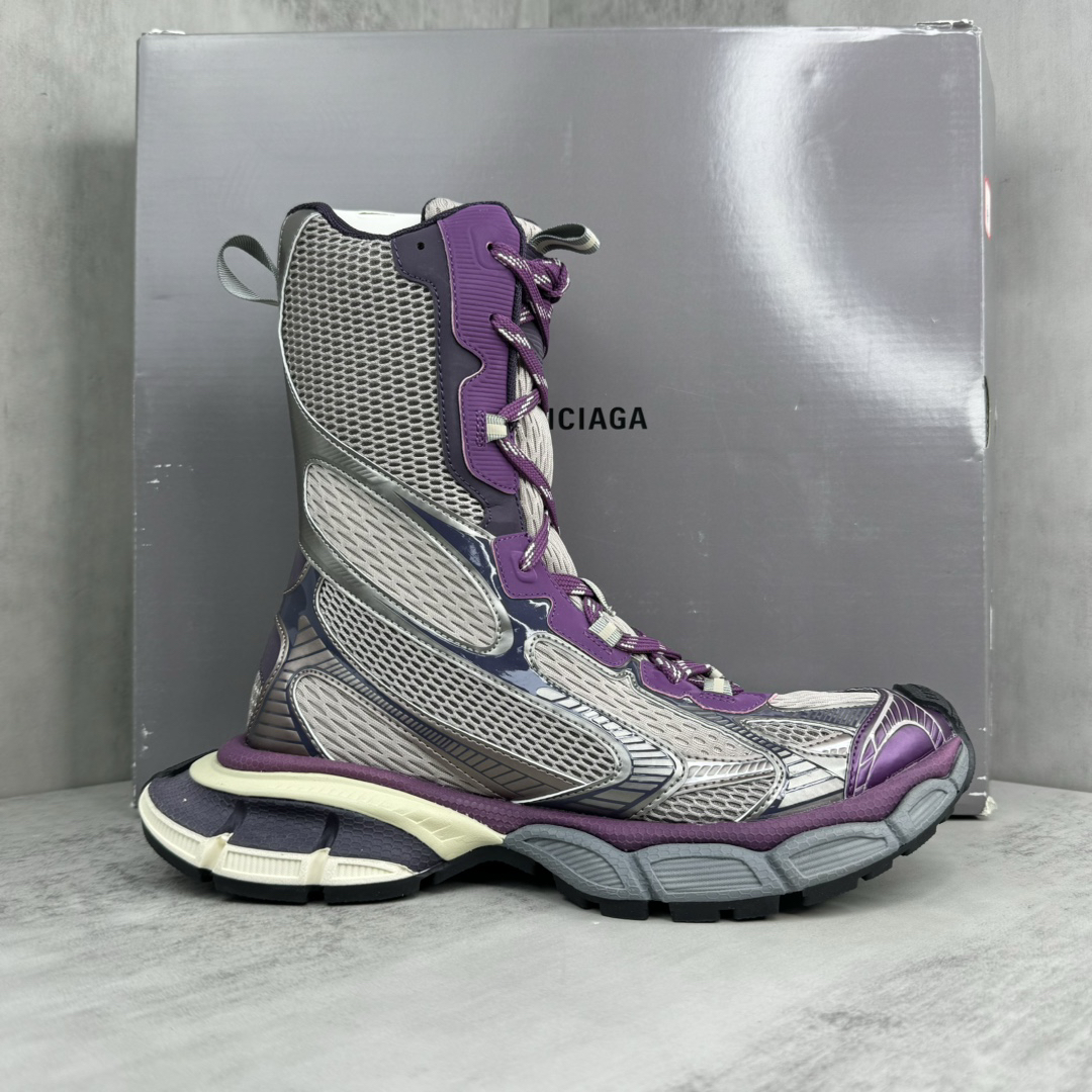 Balenciaga 5XL High-Top Sneakers Purple
