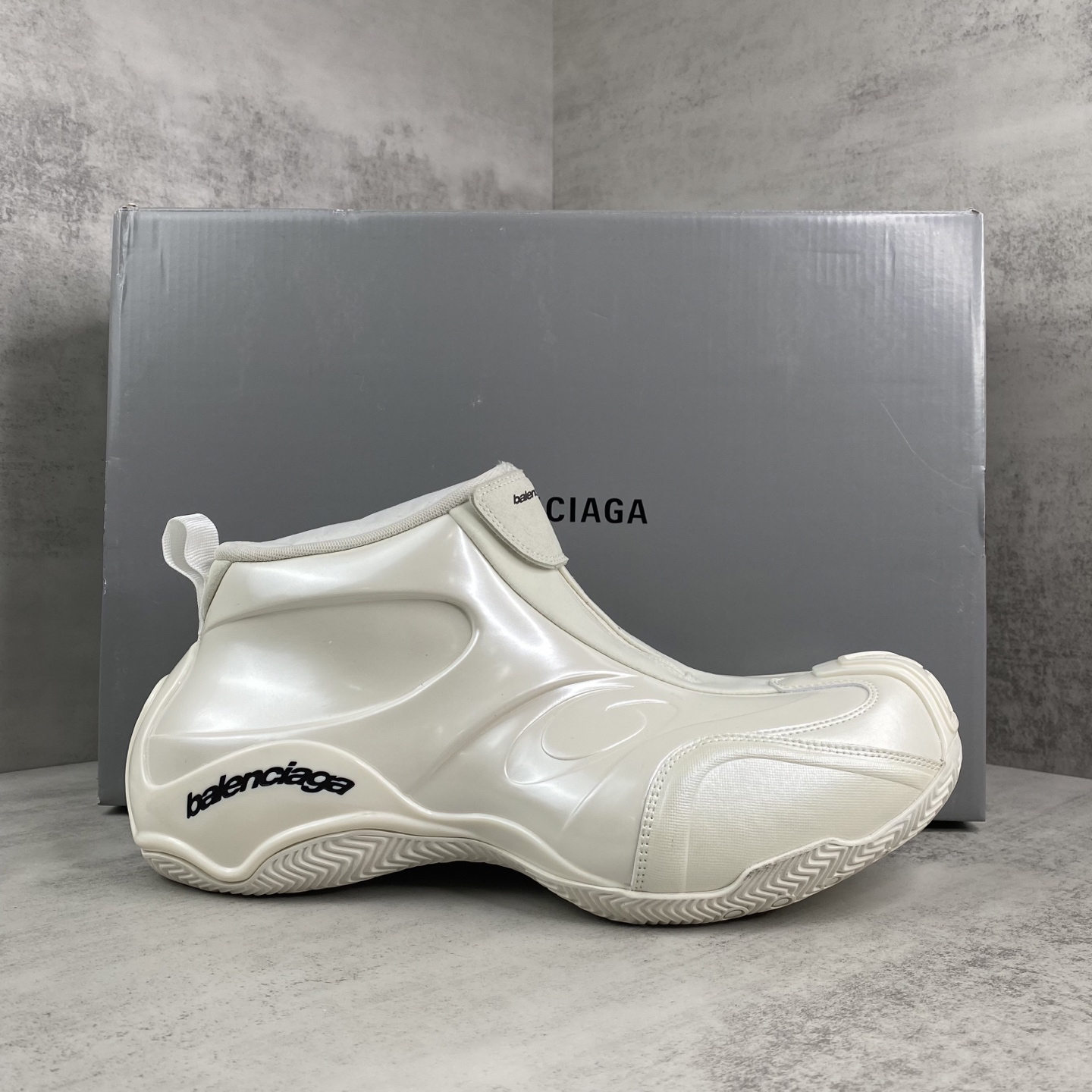 Balenciaga Zip Basketball Shoes White