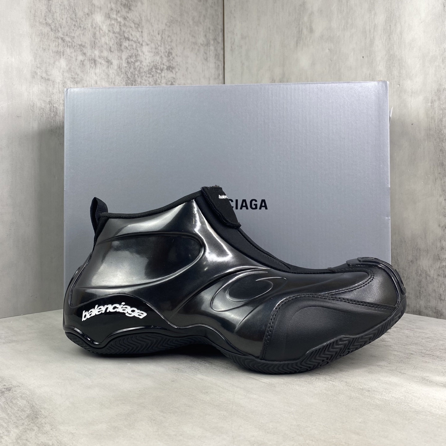 Balenciaga Zip Basketball Shoes Black