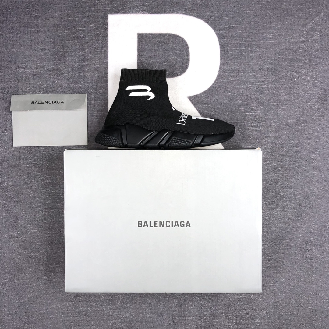 Balenciaga Speed Sock Sneakers Black