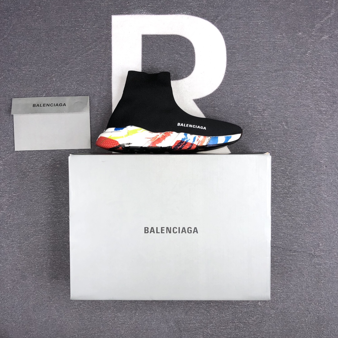Balenciaga Speed Sock Sneakers Multi-Color