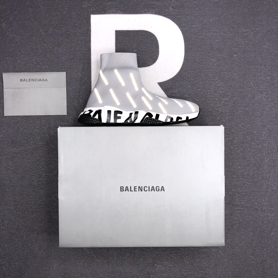 Balenciaga Speed Sock Sneakers Grey
