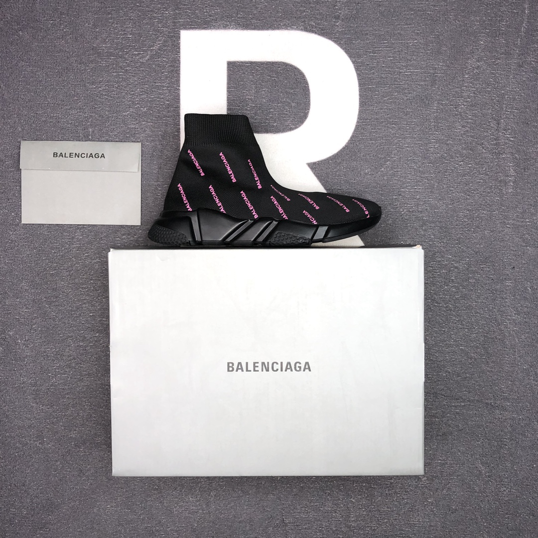 Balenciaga Speed Sock Sneakers Black