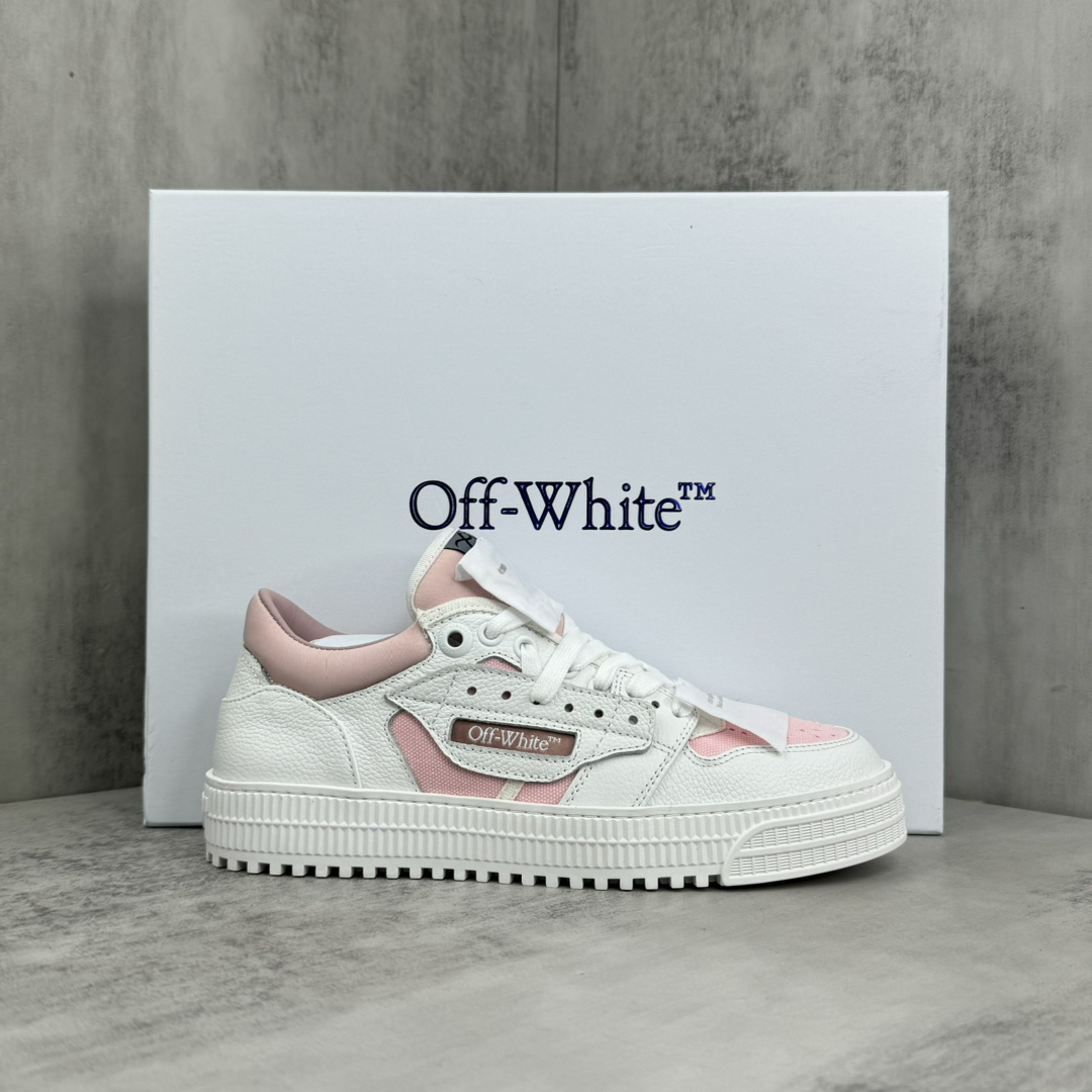 Off-White Low Vulcanized Sneakers White/Pink