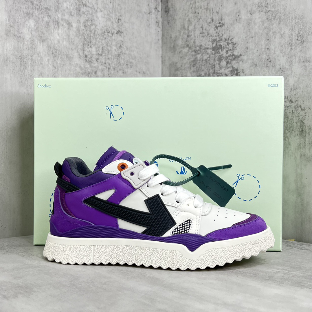 Off-White Arrow Low Sneakers Purple