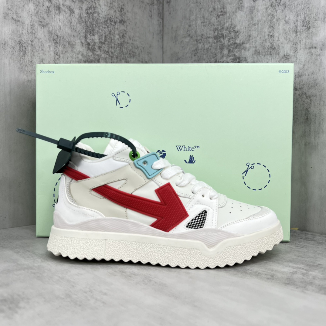 Off-White CO Arrow Sneakers White/Red