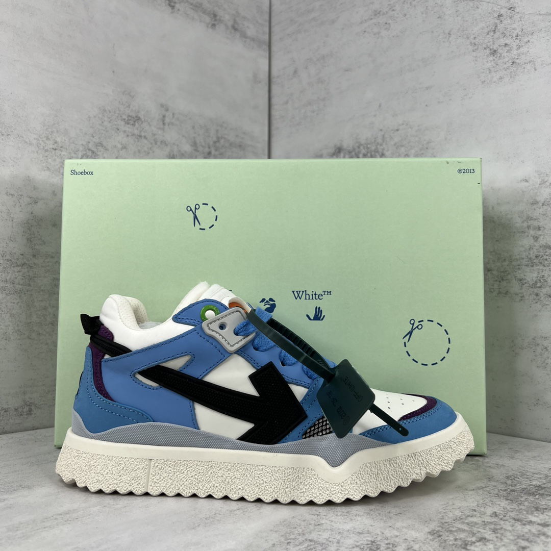 Off-White Low-Top Sneakers Blue