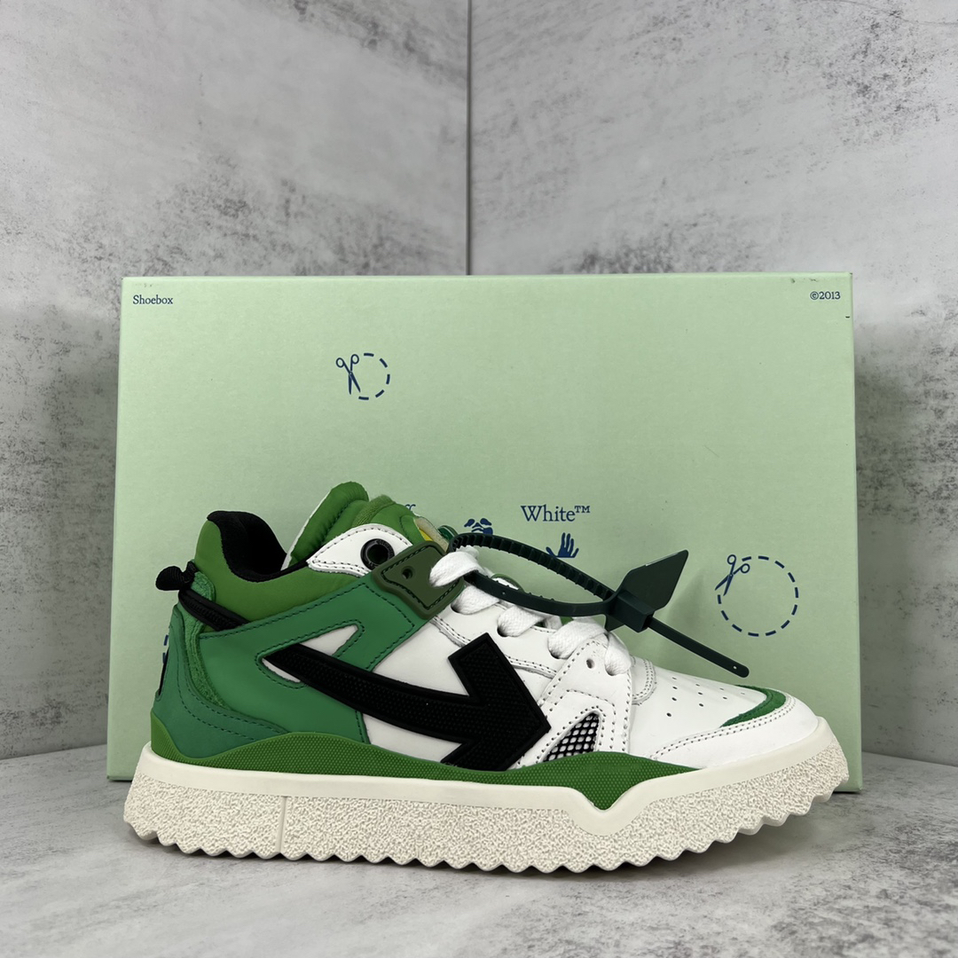 Off-White Arrow Sneakers Green