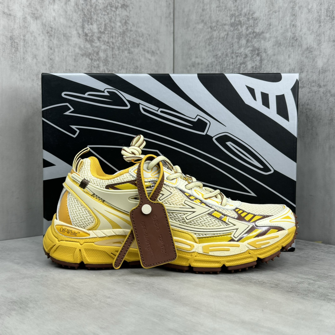Off-White Co Virgil Abloh Sneakers Yellow