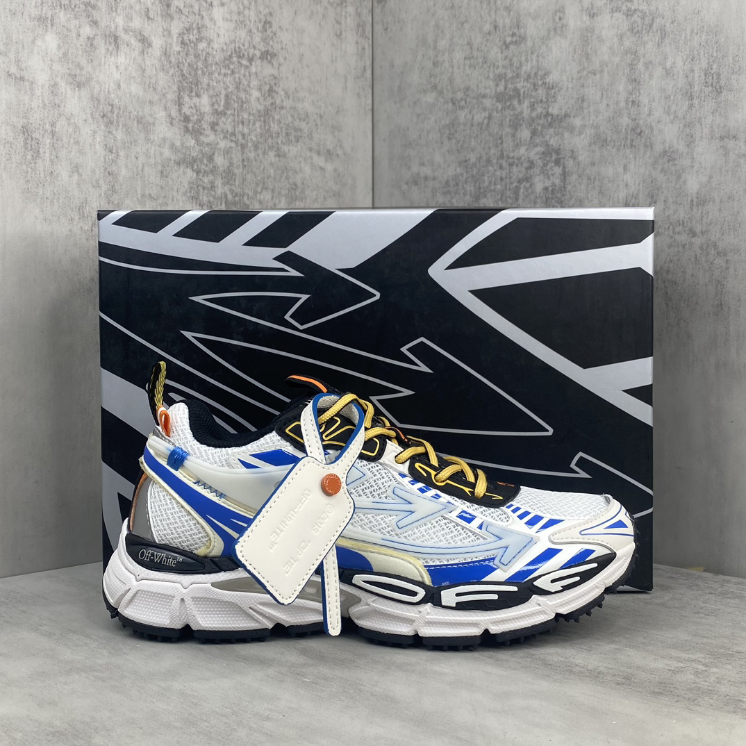 Off-White CO-V Trail Sneakers Blue/White