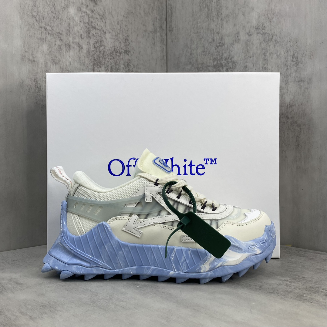 Off-White ODSY 1000 Trail Sneakers White/Blue