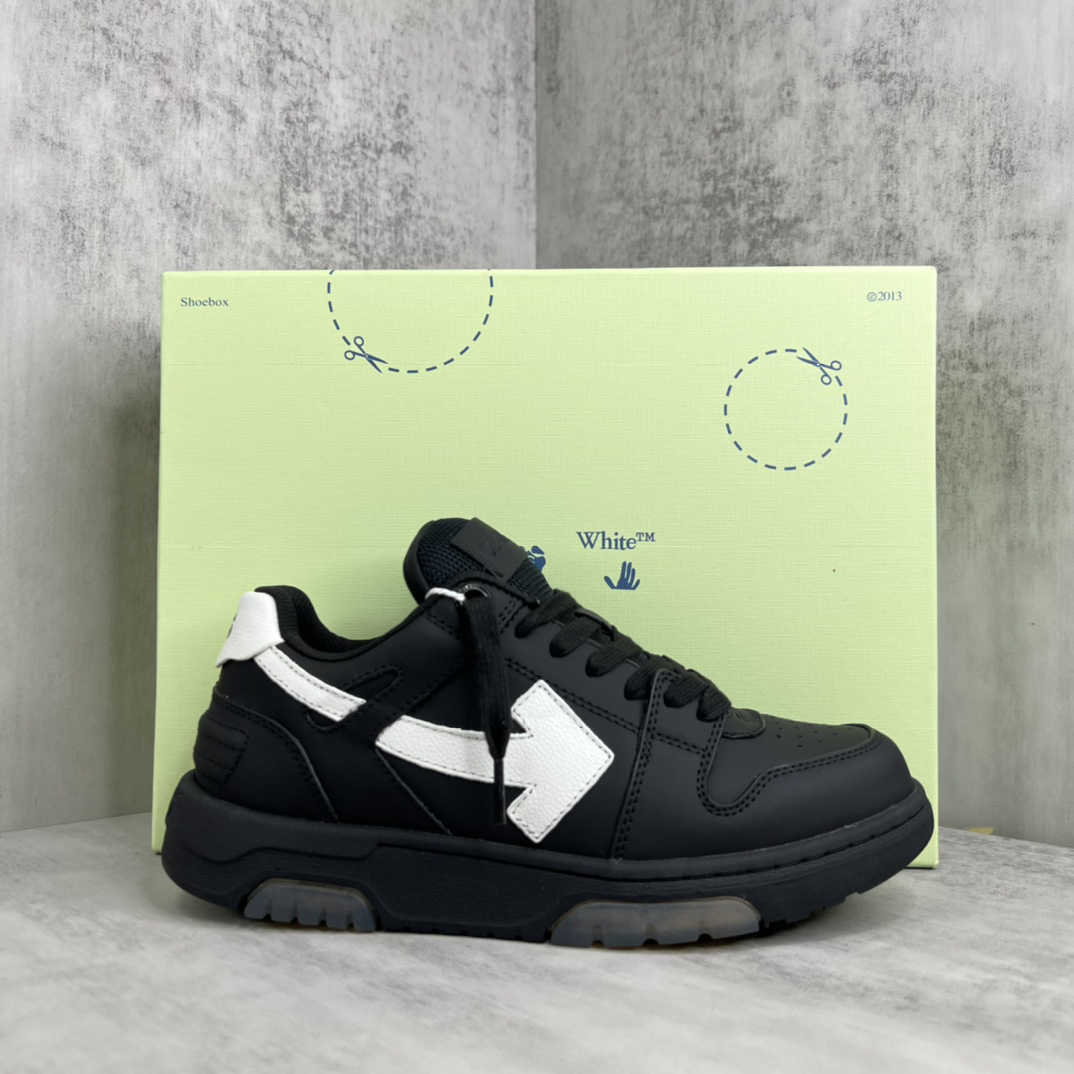 Off-White Low-Top Sneakers Black/White