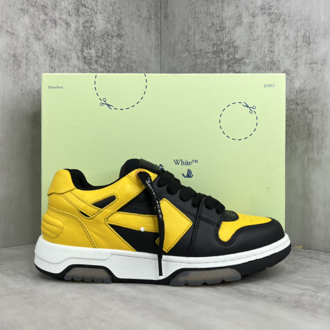 Off-White Low-Top Sneakers Black/Yellow