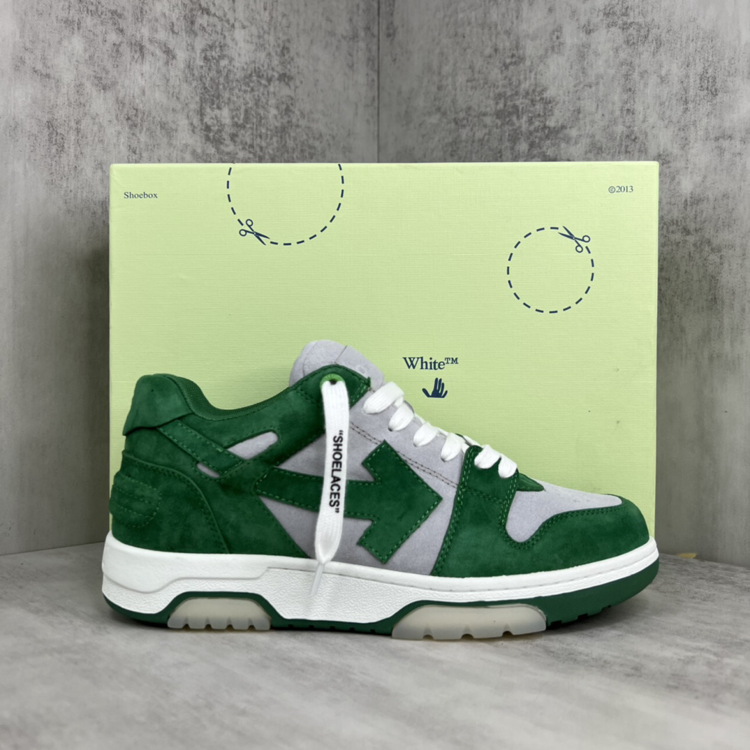 Off-White Low-Top Sneakers Green