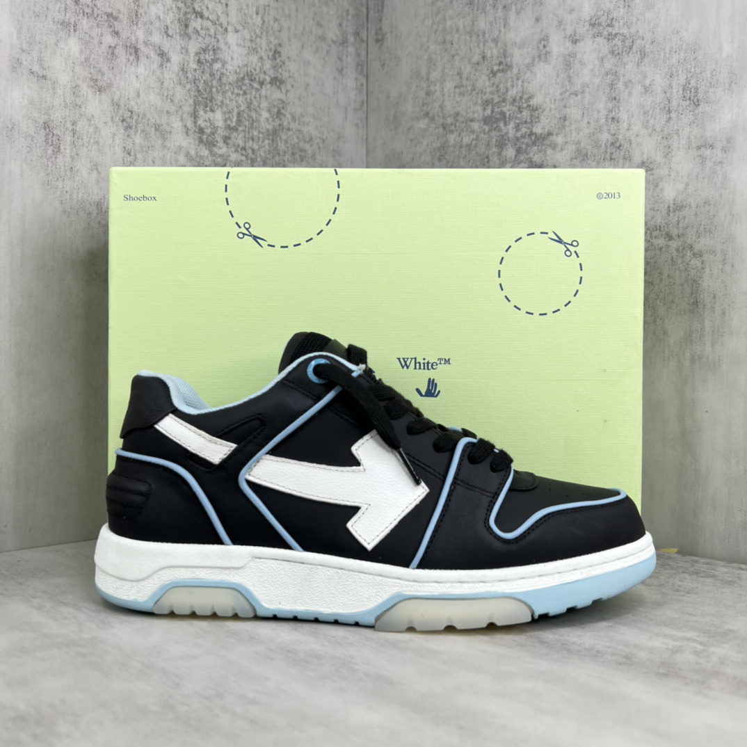 Off-White Low-Top Sneakers Black/Blue