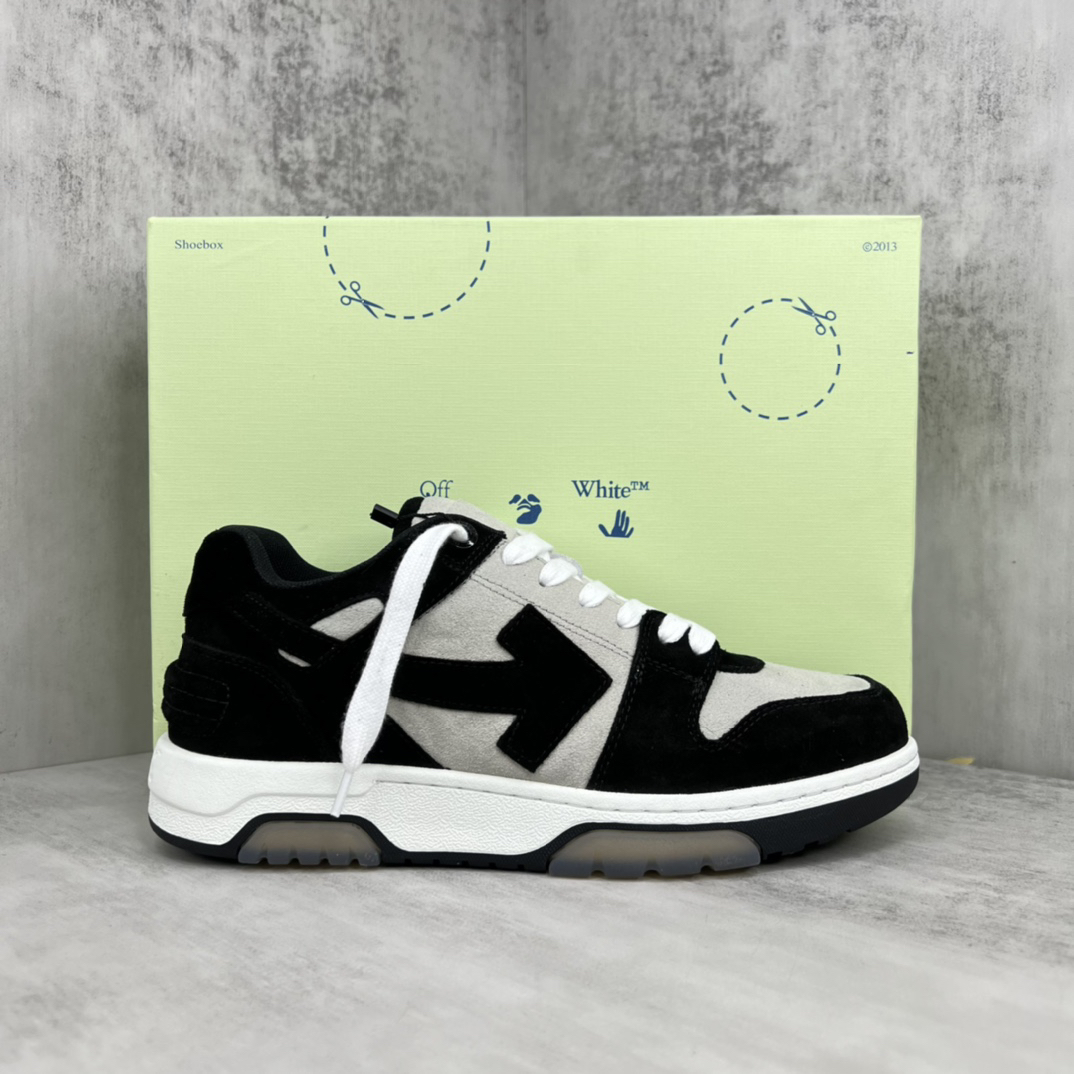 Off-White Low-Top Sneakers Black/Grey