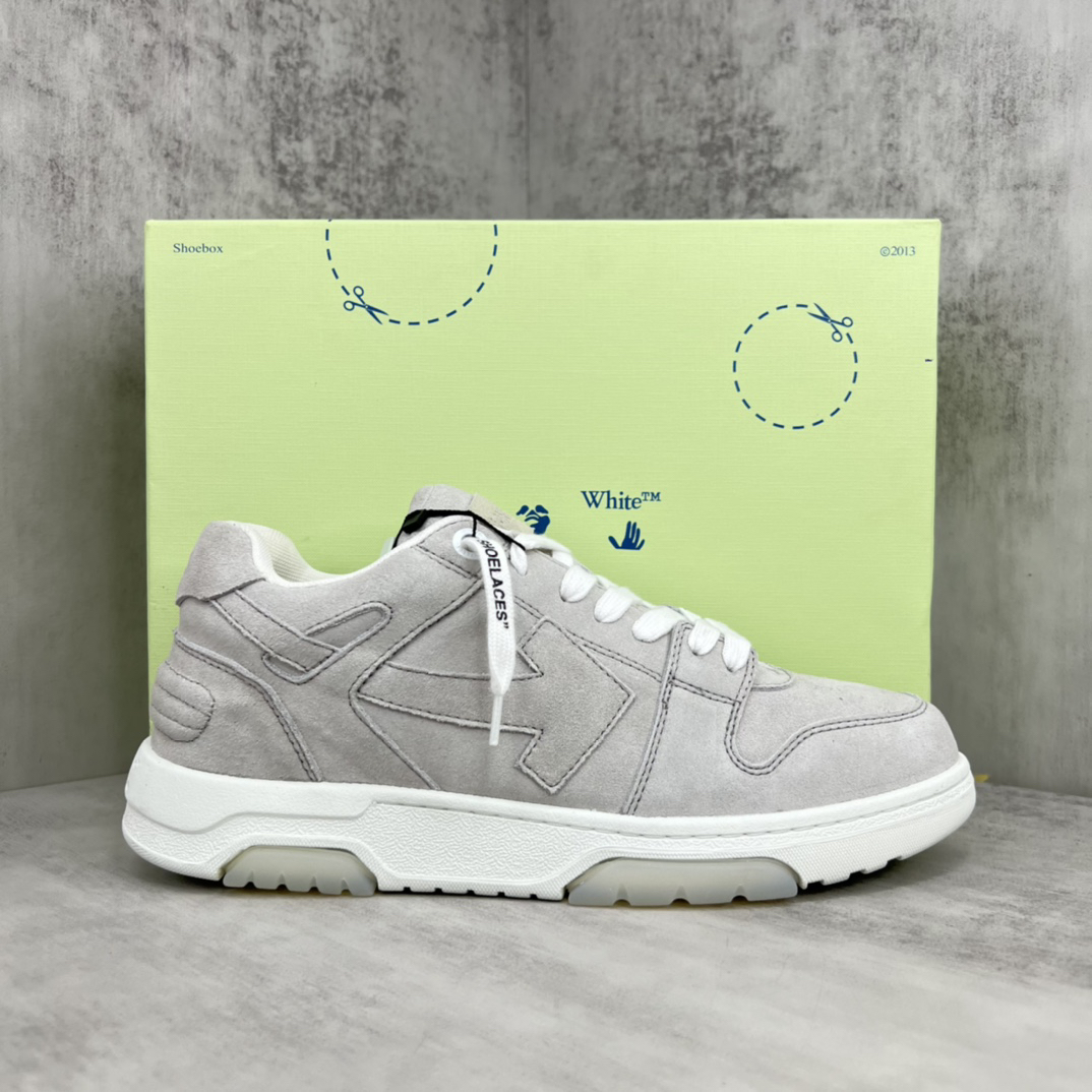 Off-White Low-Top Sneakers Gray