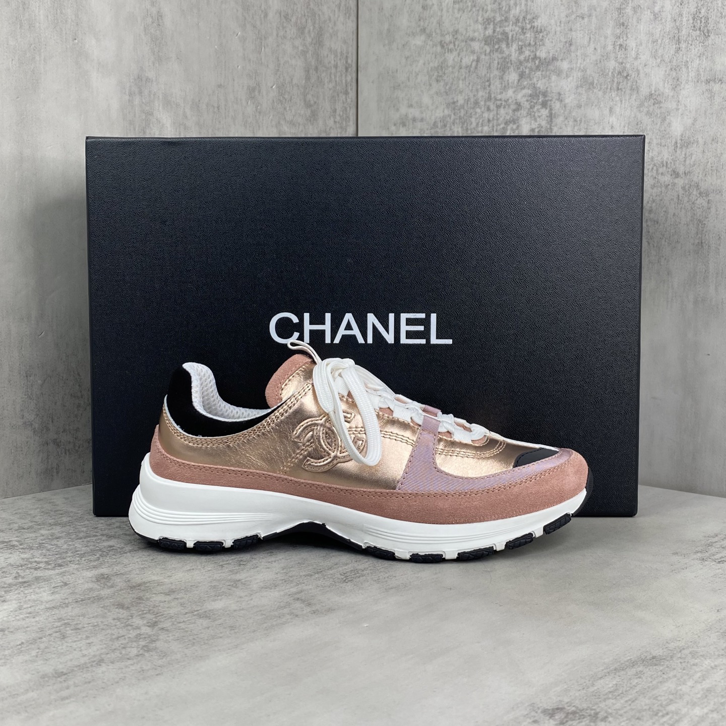 Chanel Sport Sneakers Rose Gold/Pink