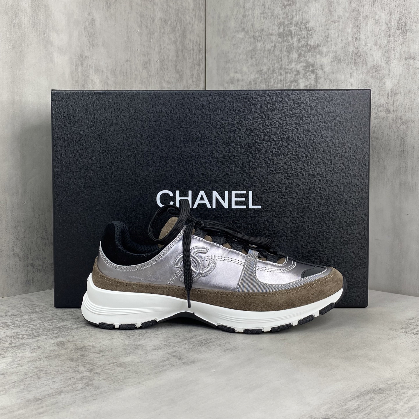 Chanel Sport Sneakers Silver