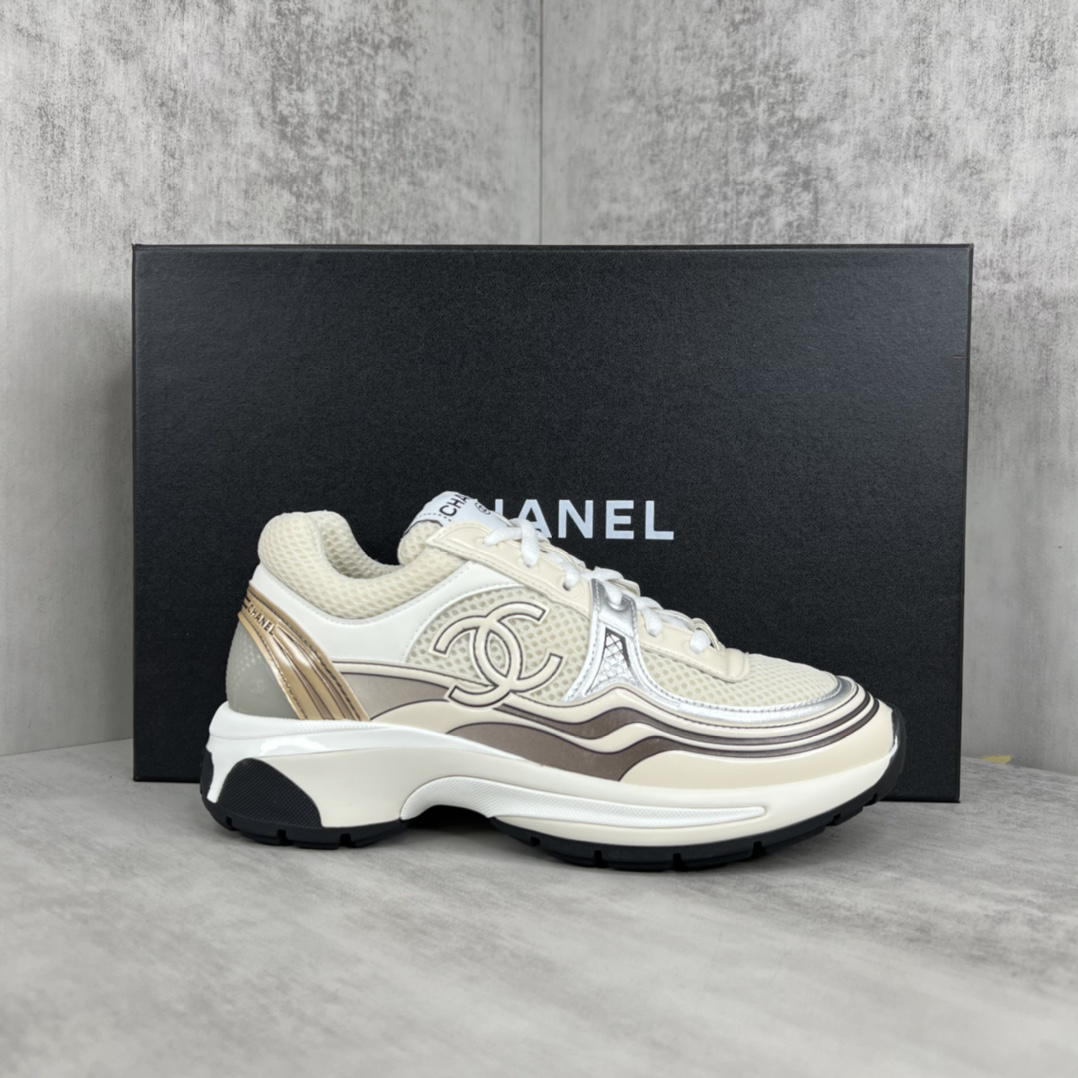 Chanel Cruise Sport Sneakers White