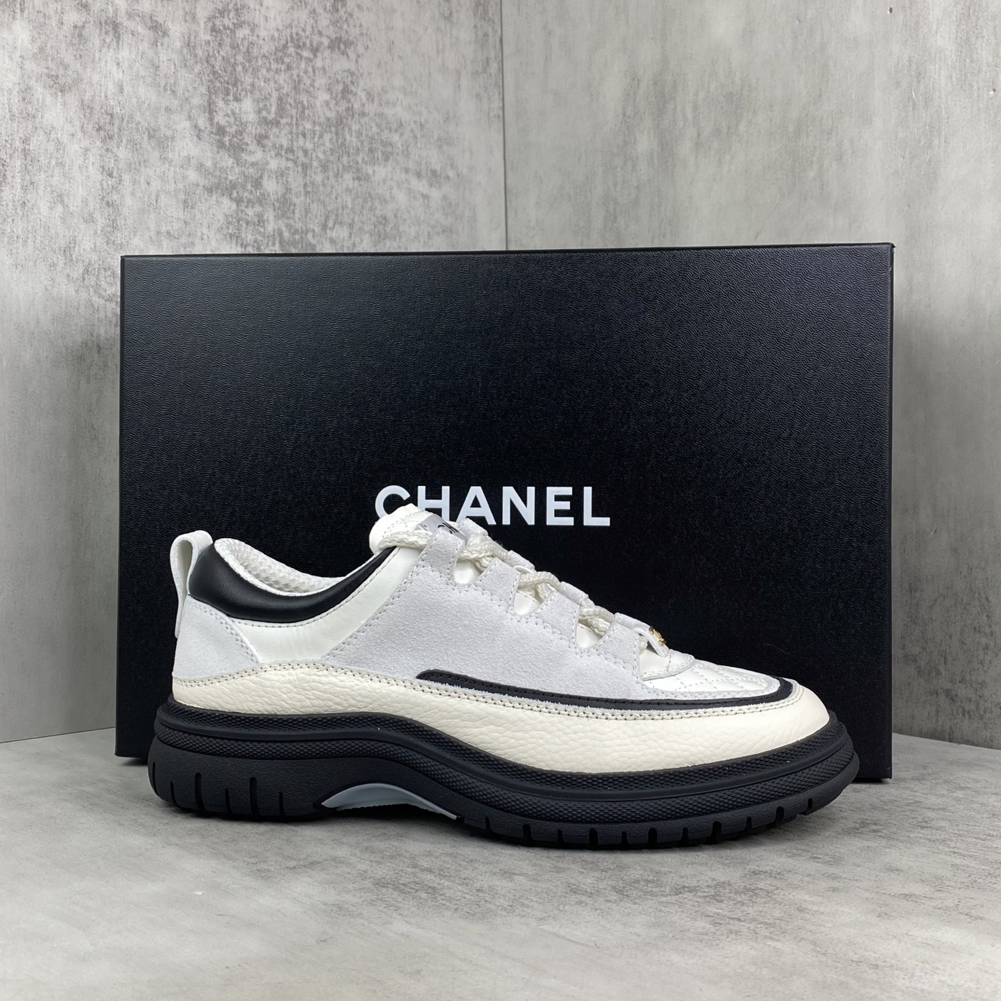 Chanel Panda Platform Sneakers Multicolor