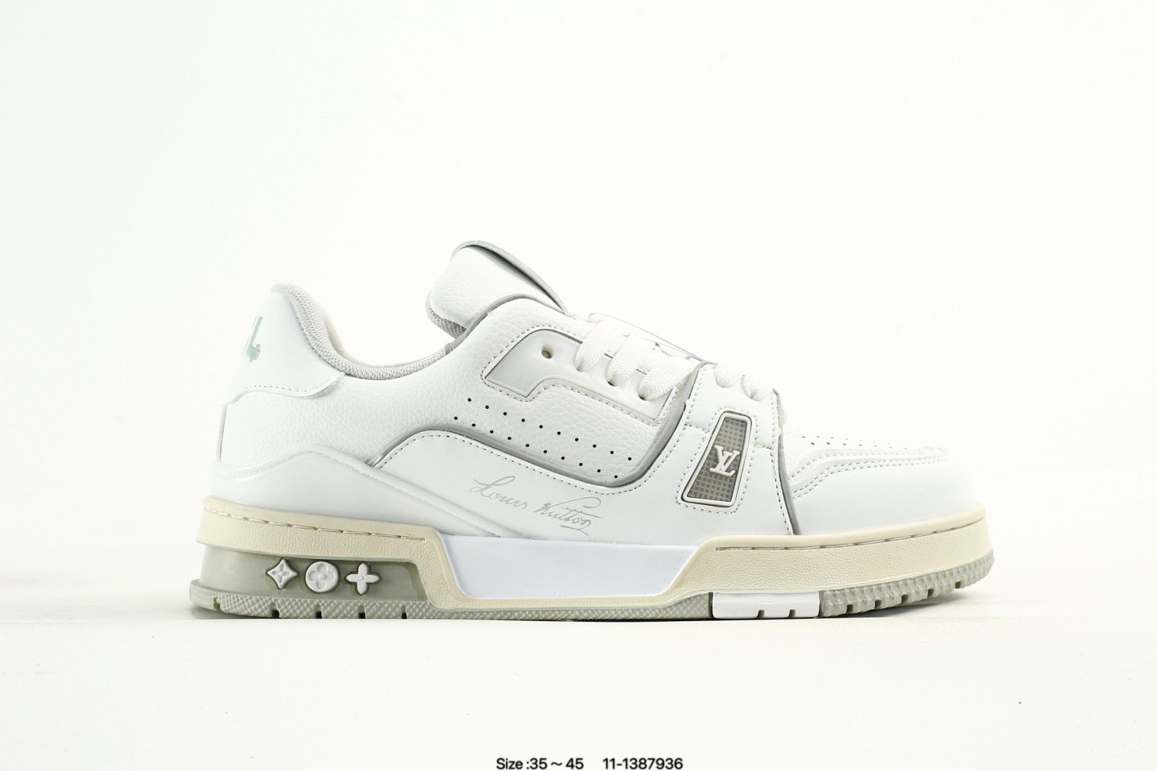Louis Vuitton Trainer Low Sneaker White