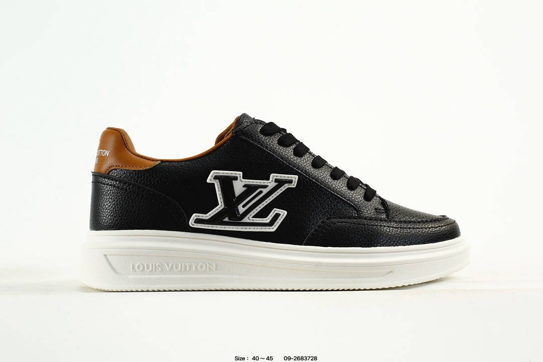 Louis Vuitton Beverly Hills Low-Top Sneakers Black/Brown
