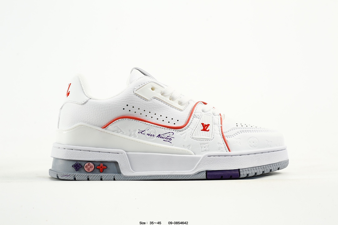 Louis Vuitton Trainer Low Sneaker White