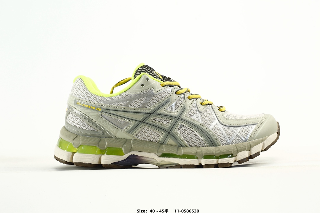 Asics Gel-Kayano 20 Running Shoes Grey/Volt