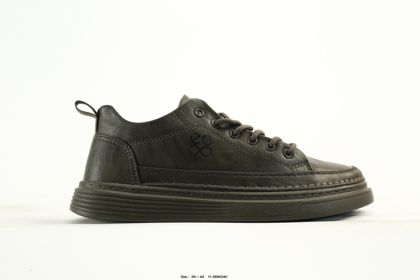Ecco Thick-Sole Lift Sneakers Black