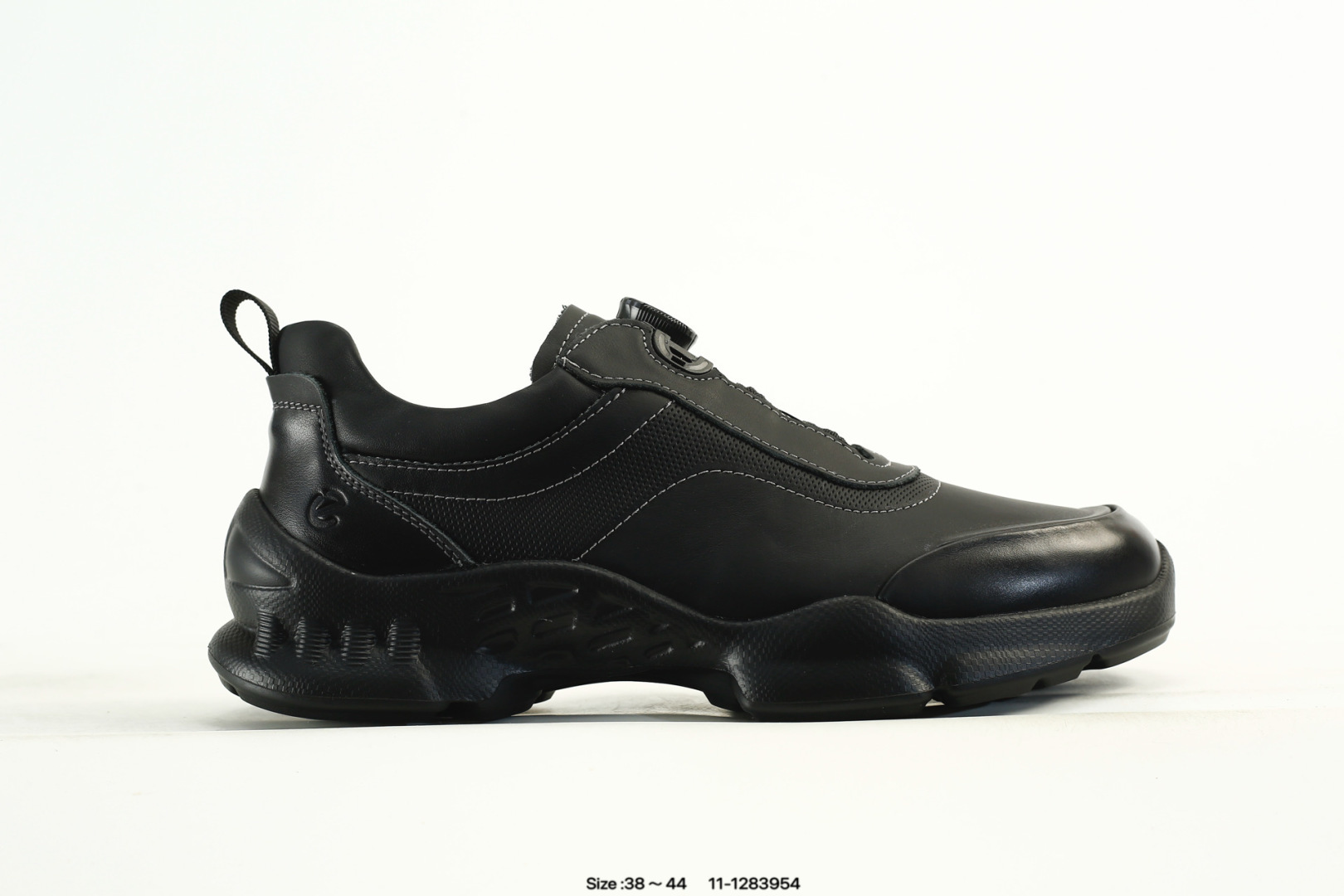 ECCO Biom Leather Sneakers Black