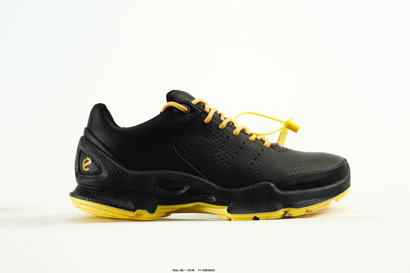 ECCO Biom Breathable Sneakers Black/Yellow