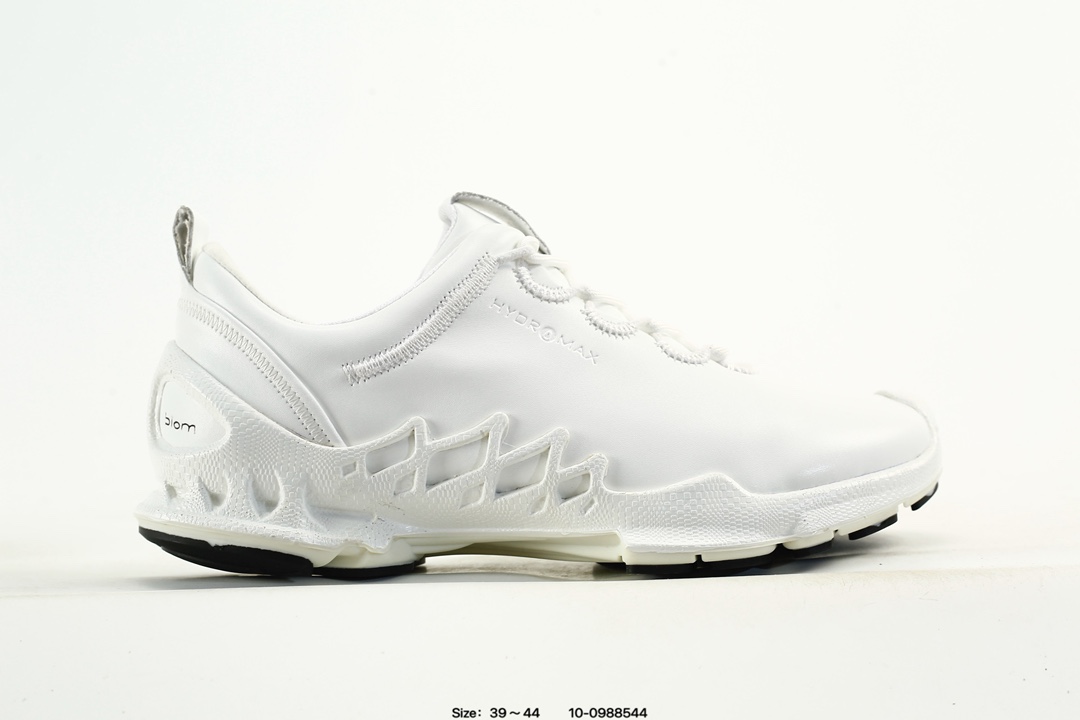 ECCO Breathable Leather Sneakers Multicolor