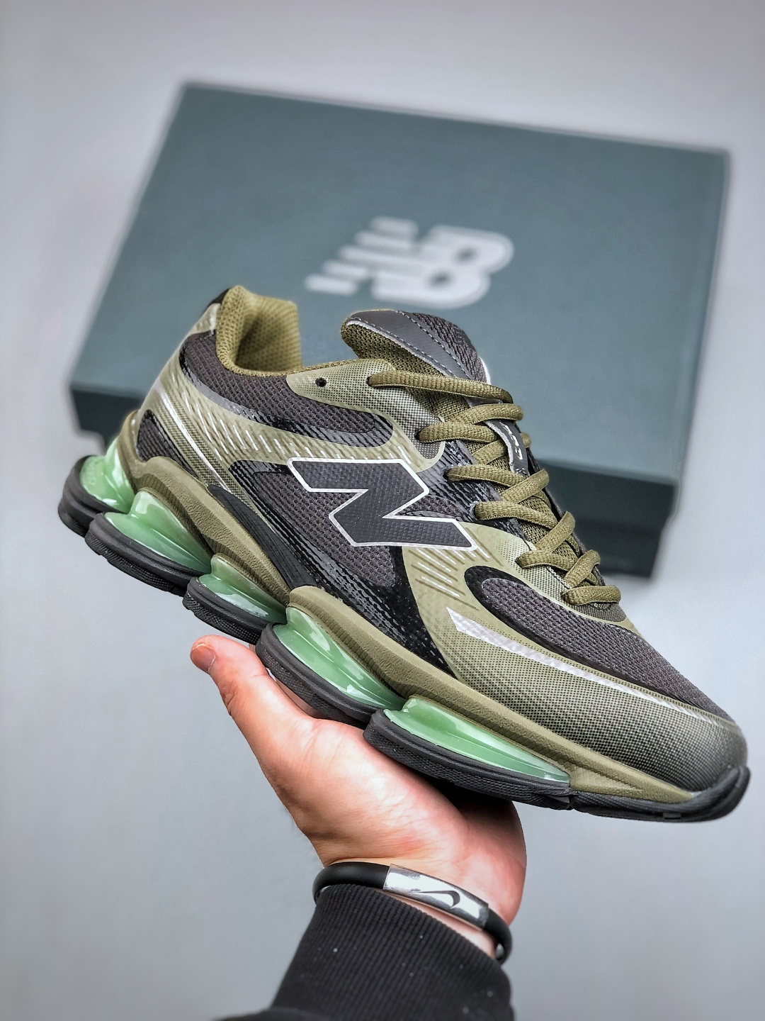 New Balance NB2000 Mesh Sneakers Green