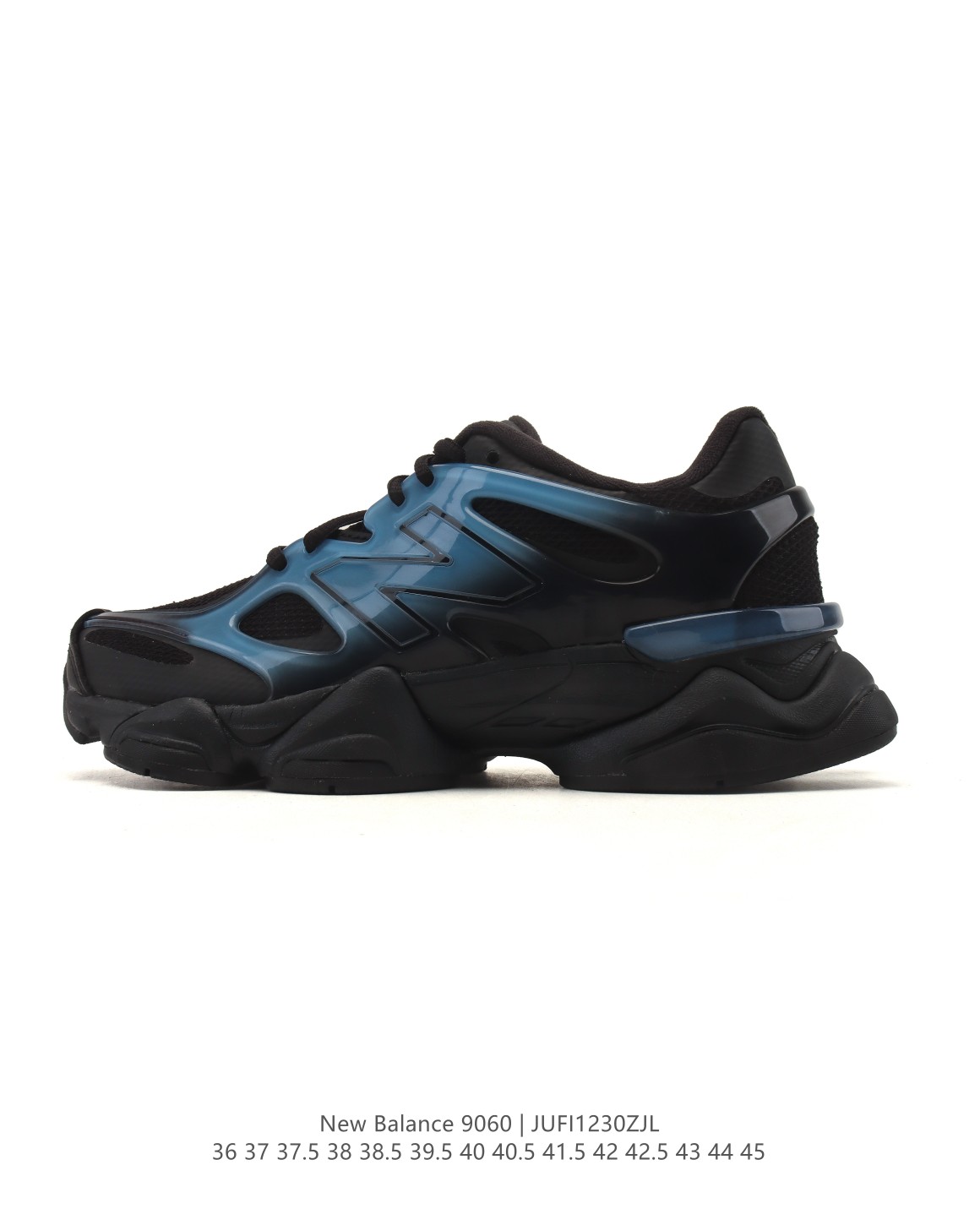 New Balance 9060 Chunky Sneakers Black/Blue