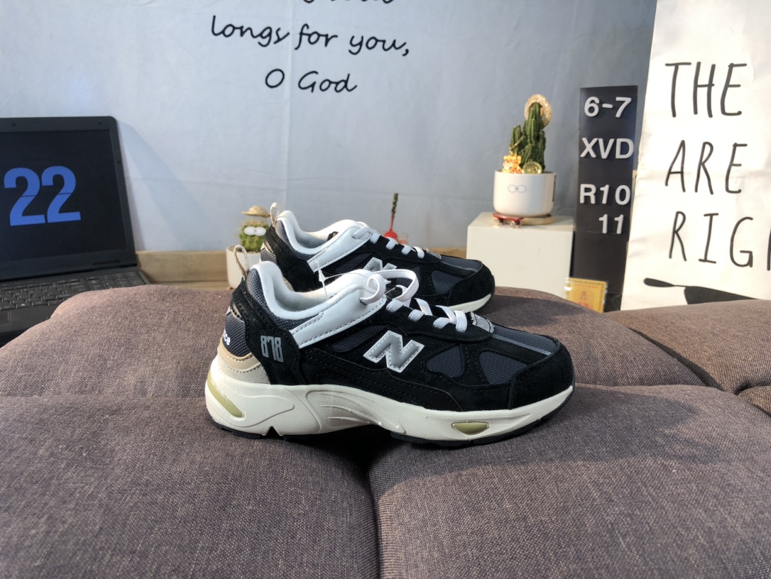 New Balance 878 Kids Sneakers Black