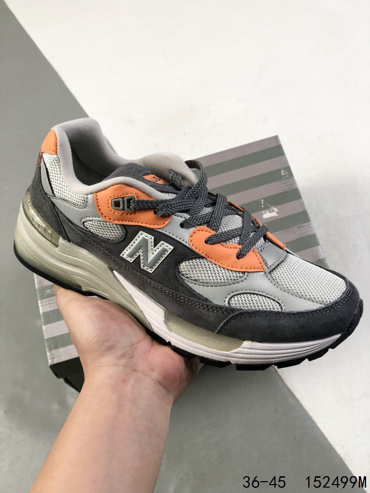 New Balance 992 Retro Runner Grey/Orange