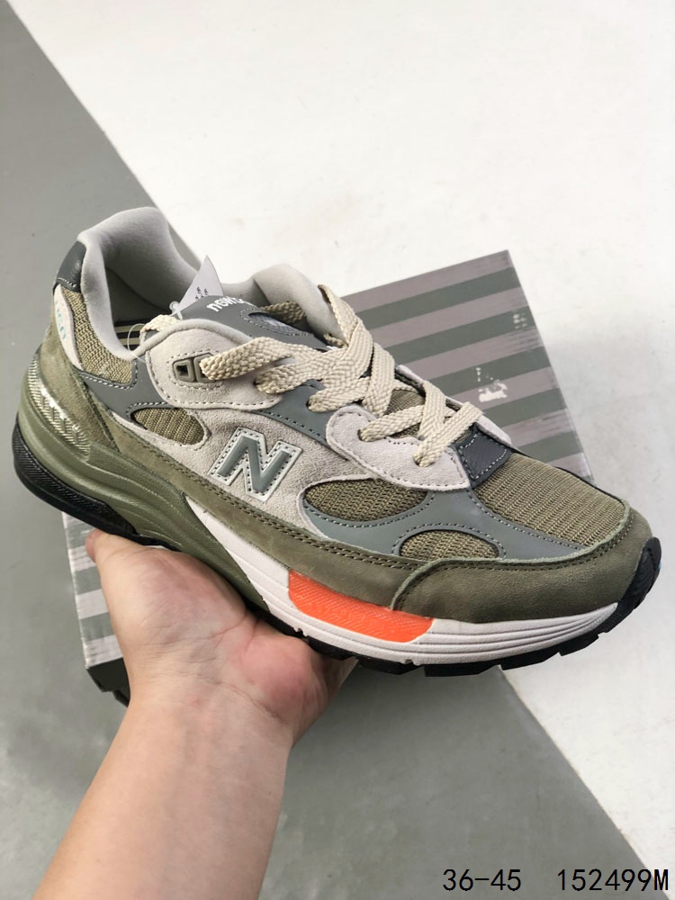 New Balance 992 Made in USA Sneakers Olive Grey