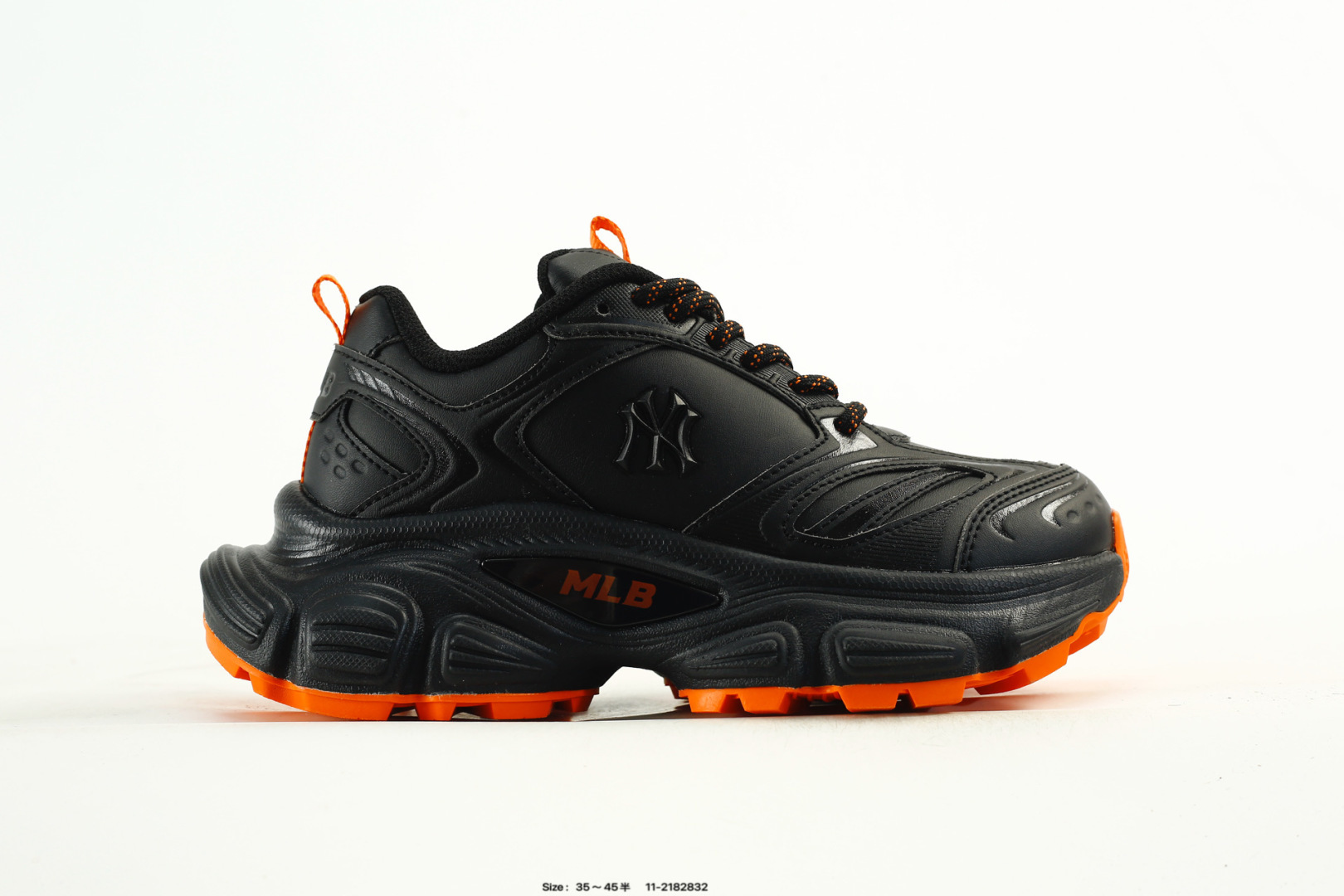 MLB Winner Chunky Dad Sneakers Black/Orange
