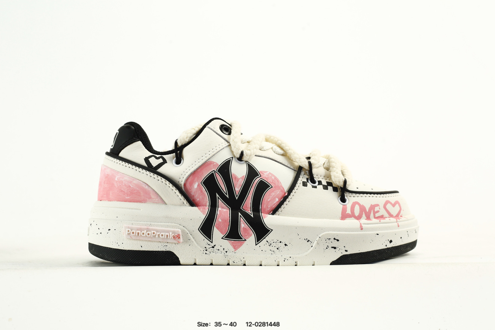 MLB Chunky Liner DIY Sneaker White/Pink