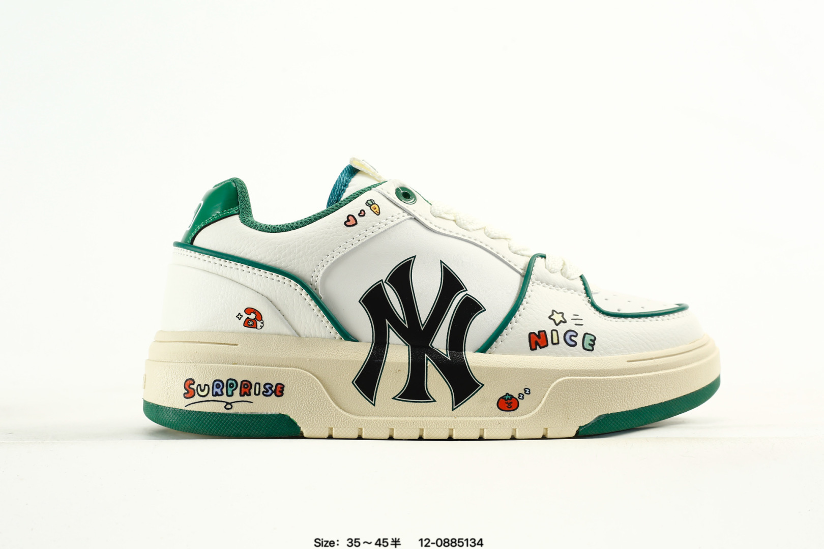MLB Chunky Liner PU Sneaker Green/White