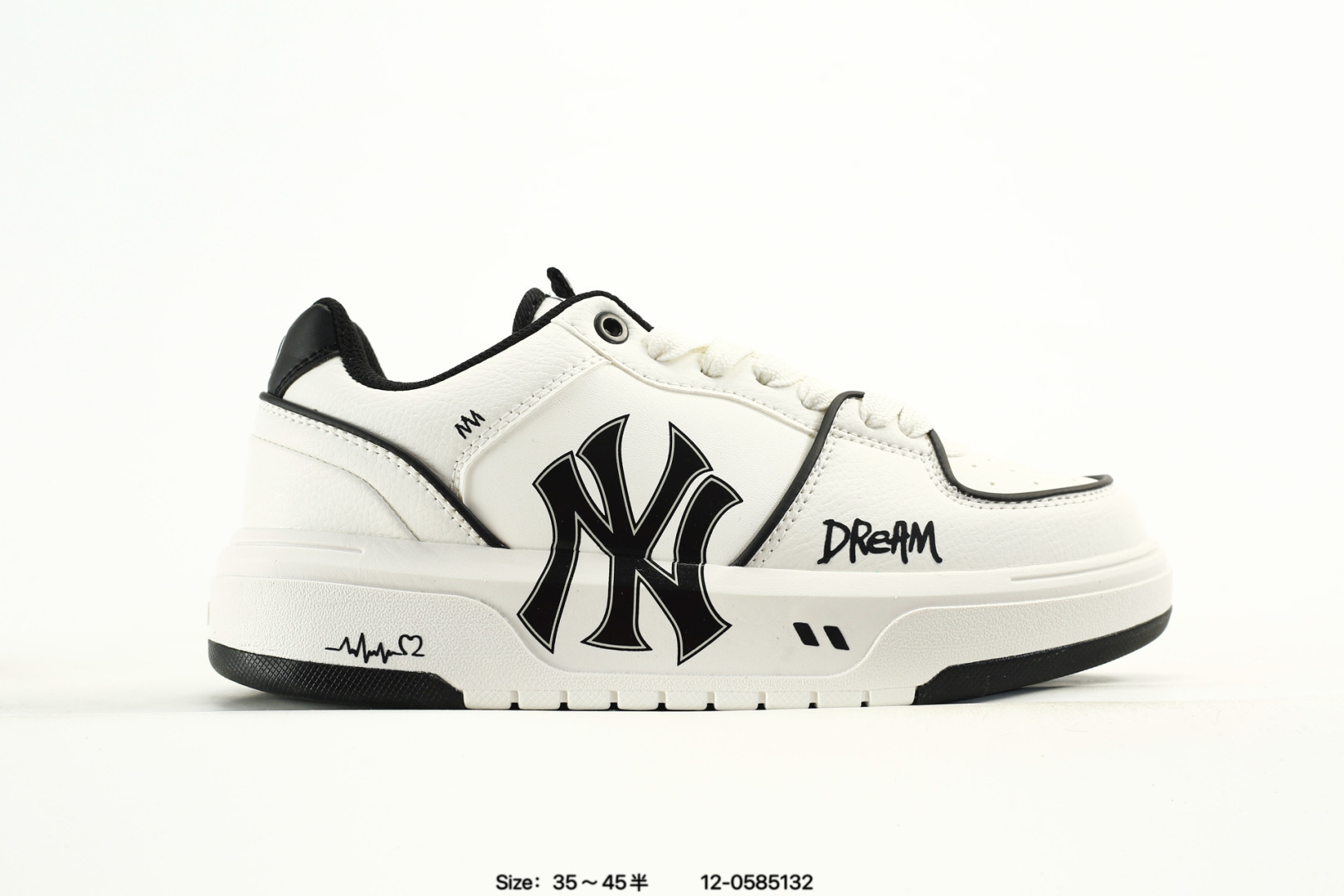 MLB Big Ball Chunky A Sneaker White/Black