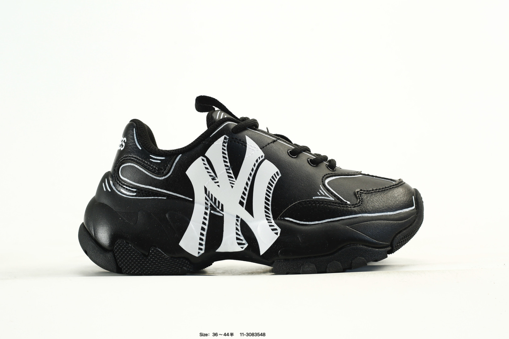 MLB Bigball Chunky Pixel Sneaker Black