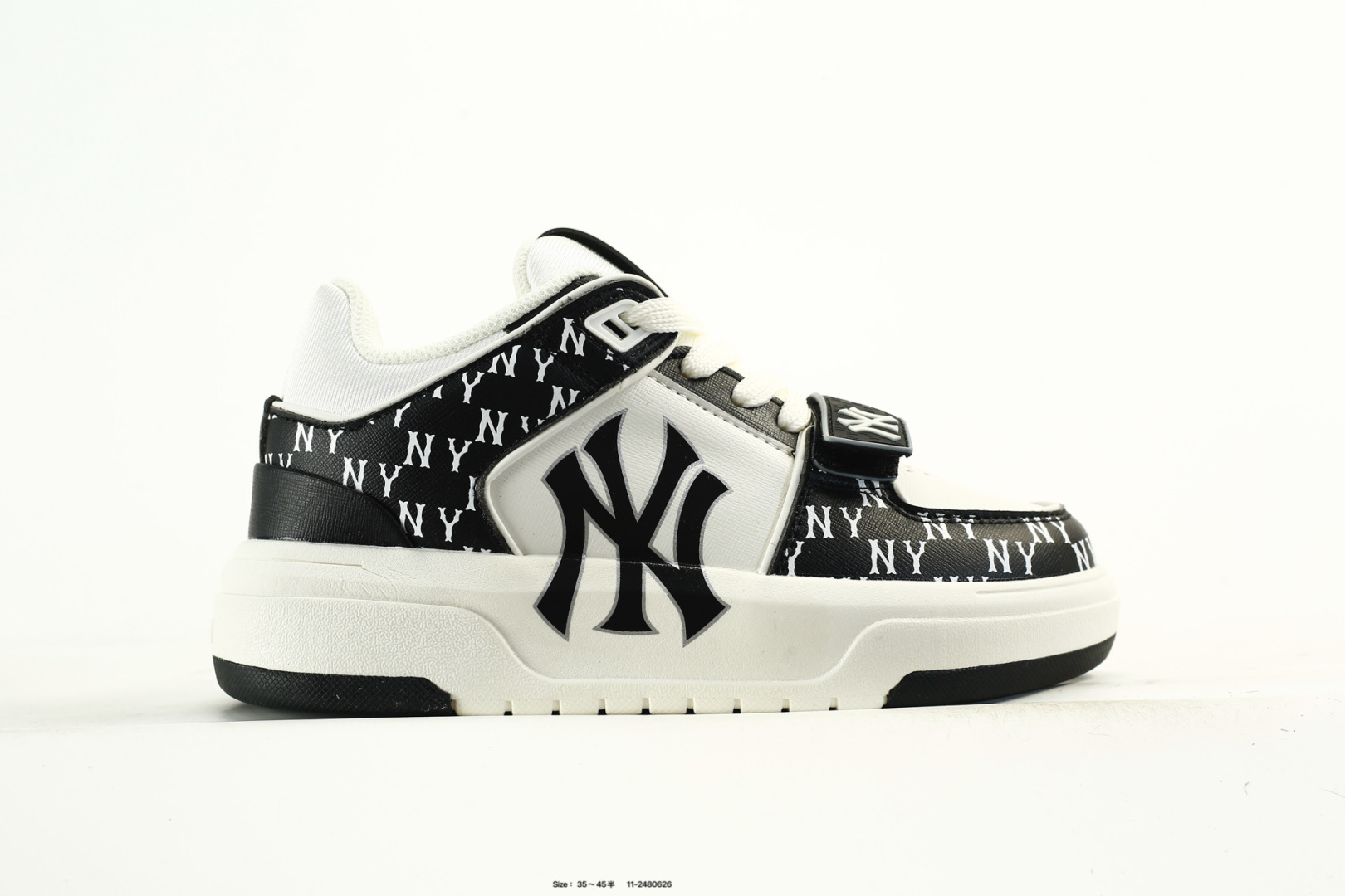 MLB NY Yankees Chunky Liner Sneakers Black/White