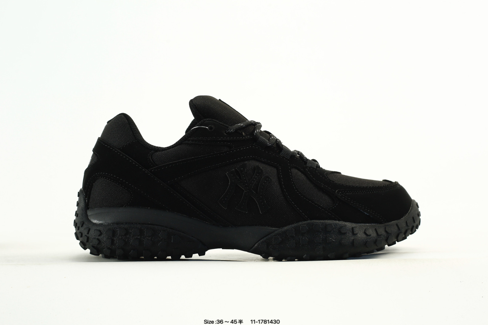MLB Retro Lightweight Couple Sneakers Black