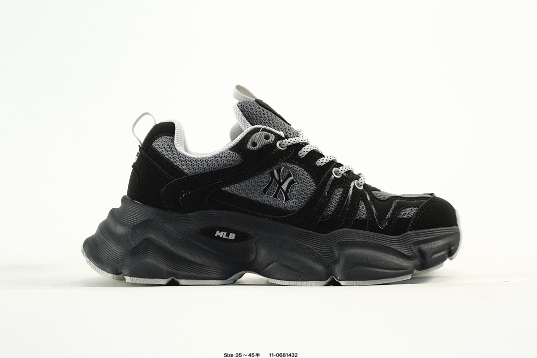 MLB Champ Chunky V Dad Sneakers Black/Gray