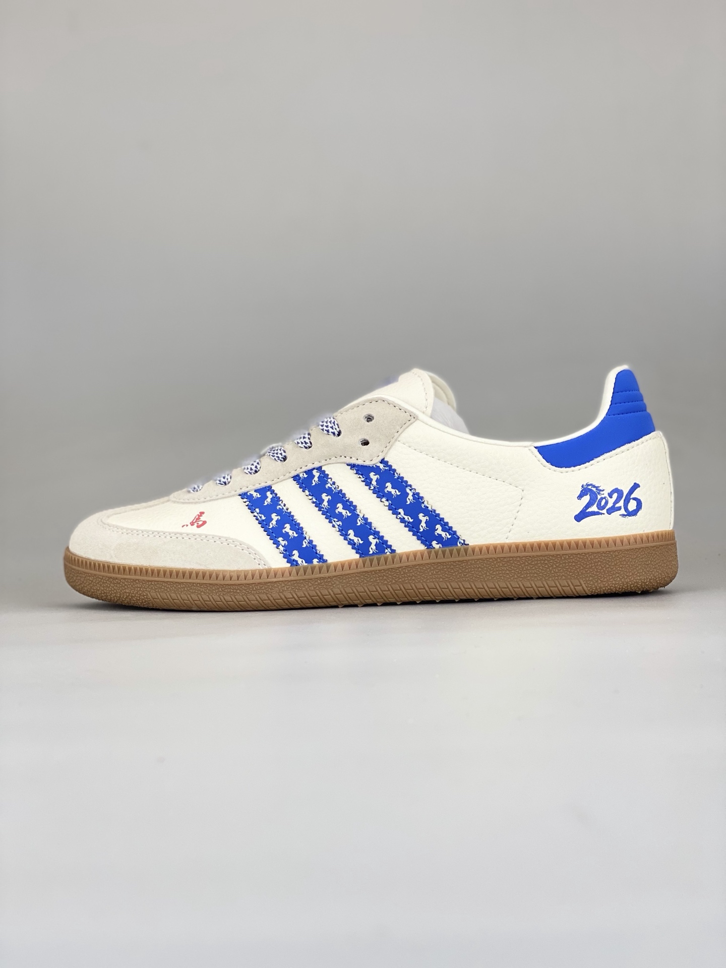 Adidas Originals Samba OG 2026 Horse Edition Sneakers Blue/White